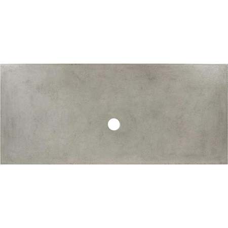 Native Trails NativeStone 48" Concrete Vanity Top - Vessel Cutout Ash