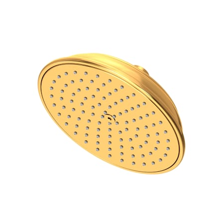 Newport Brass Tub and Shower 1.8 GPM Single Function Rain Shower Head with Installation Hardware Included Aged Brass