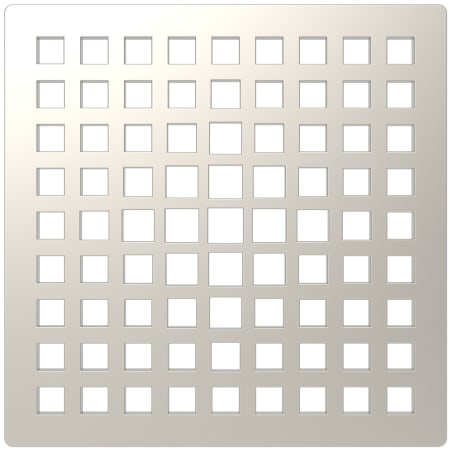 Newport Brass Decorative Drains 4" Square Shower Drain Grid Polished Nickel