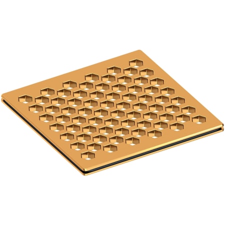 Newport Brass 4-1/16" Grid Shower Drain Cover Only Aged Brass