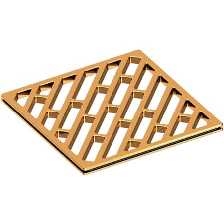 Newport Brass 4-1/16" Grid Shower Drain Cover Only Aged Brass