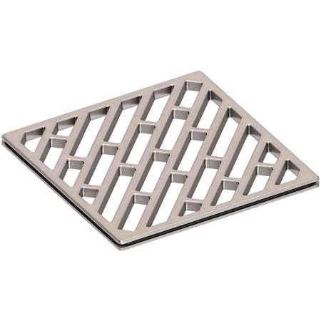 Newport Brass 4-1/16" Grid Shower Drain Cover Only Satin Nickel