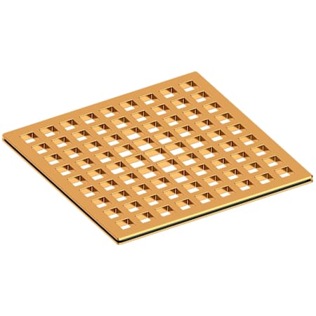 Newport Brass 6" Square Shower Drain Grid Aged Brass