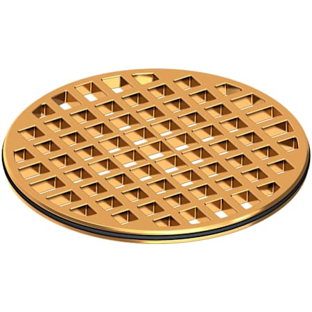Newport Brass 4" Round Shower Drain Aged Brass