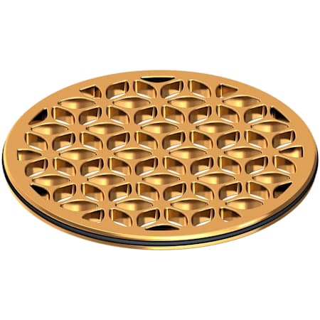 Newport Brass 4" Round Shower Drain Grid Aged Brass