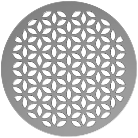 Newport Brass 4" Round Shower Drain Grid Polished Chrome