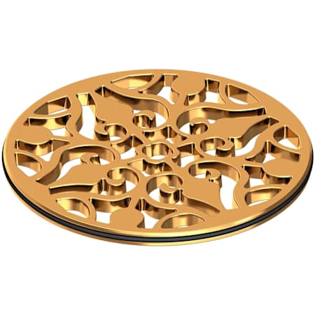 Newport Brass 4" Round Solid Brass Shower Drain Aged Brass