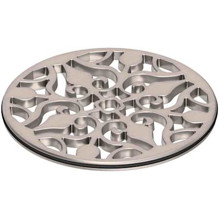 Newport Brass 4" Round Solid Brass Shower Drain Satin Nickel