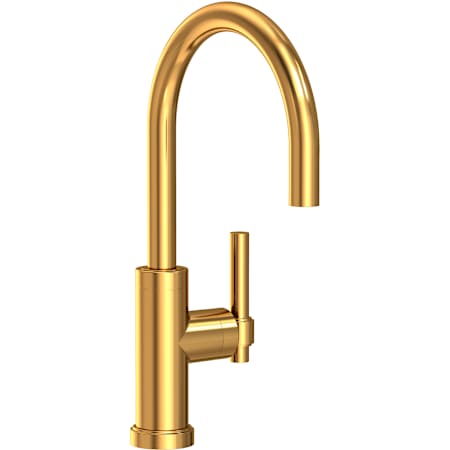 Newport Brass Seager 1.8 GPM Single Hole Bar Faucet Aged Brass