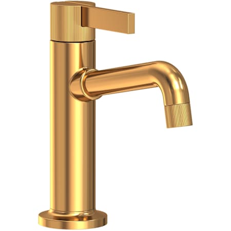 Newport Brass Pardees 1.2 GPM Single Hole Bathroom Faucet with Pop-Up Drain Assembly Aged Brass