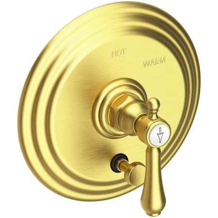 Newport Brass Chesterfield Pressure Balanced Valve Trim Only with Diverter - Less Showerhead, Arm and Flange Satin Brass (PVD)