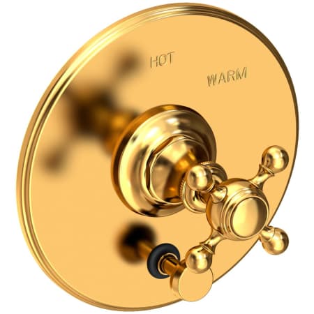 Newport Brass Victoria Collection Pressure Balanced Tub & Shower Valve Trim with Integrated Diverter Aged Brass