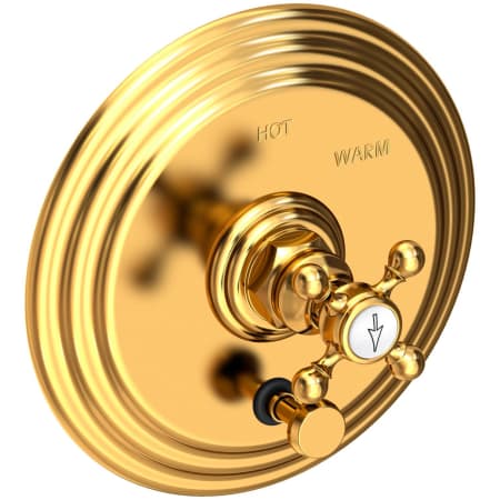 Newport Brass Astor Pressure Balanced Tub & Shower Diverter Plate Aged Brass