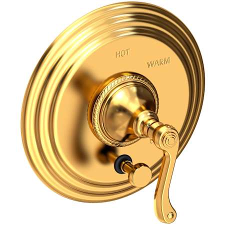 Newport Brass Amisa Pressure Balanced Tub and Shower Diverter Trim - Less Valve Aged Brass