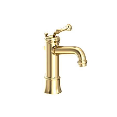 Newport Brass Astor 1.2 GPM Single Hole Bathroom Faucet with Pop-Up Drain Assembly Forever Brass (PVD)
