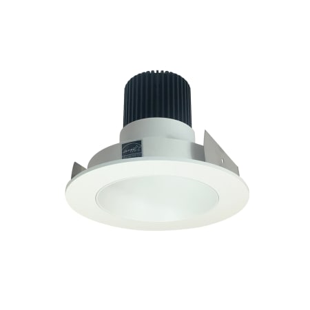 Nora Lighting Iolite 4" LED Recessed Trim - 2700K - 1000 Lumens Matte Powder White / Matte Powder White