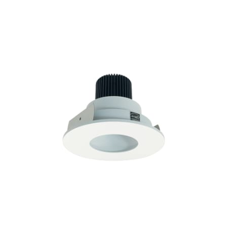 Nora Lighting Iolite 4" LED Pinhole Recessed Trim - 3000K - 1500 Lumens Matte Powder White / Matte Powder White