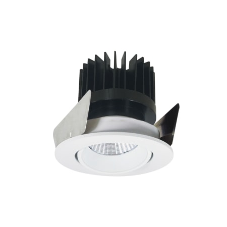 Nora Lighting Iolite 2" LED Adjustable Recessed Trim - 5000K - 1500 Lumens - Cone Reflector Matte Powder White / Matte Powder White