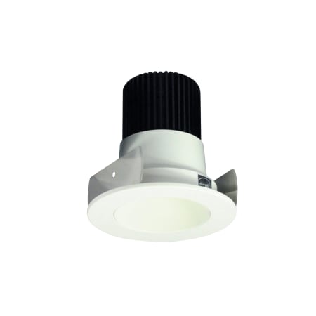 Nora Lighting Iolite 2" LED Recessed Trim - 4000K - 1000 Lumens Matte Powder White / Matte Powder White