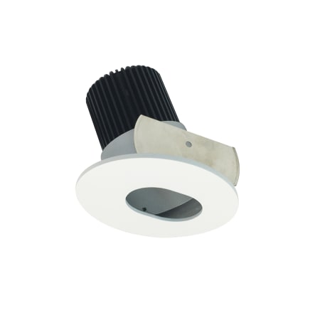 Nora Lighting Iolite 2" LED Pinhole Recessed Trim - Comfort Dimming - Slot Aperture Matte Powder White / Matte Powder White