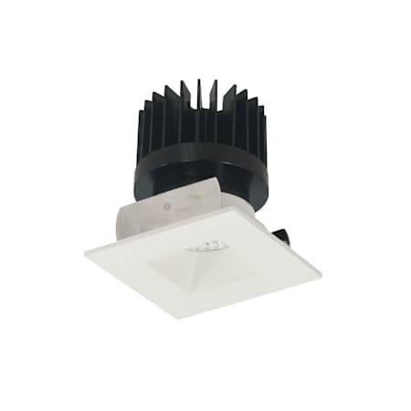 Nora Lighting Iolite 2" LED Square Recessed Trim - 3000K - 1500 Lumens - Square Aperture Matte Powder White / Matte Powder White