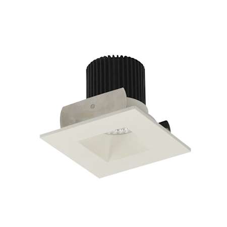 Nora Lighting Iolite 2" LED Square Recessed Trim - 4000K - 1000 Lumens - Square Aperture Matte Powder White / Matte Powder White