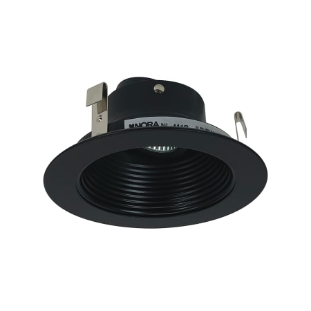 Nora Lighting Two-Toned 4" Baffle Recessed Trim Black / Black