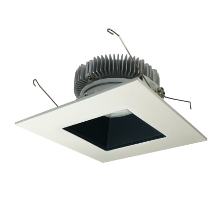 Nora Lighting Cobalt 7-1/2" Integrated LED Square Recessed Trim Black / White