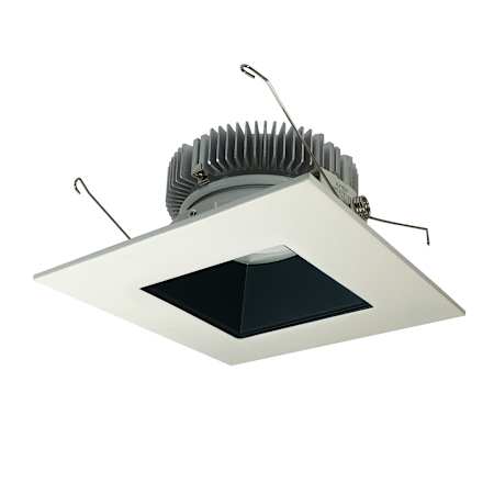 Nora Lighting Cobalt 7-1/2" Integrated LED Square Recessed Trim Black / White