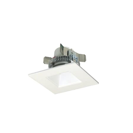 Nora Lighting Cobalt 4" Integrated LED Square Recessed Trim - 1000 Lumens, 3000K White / White