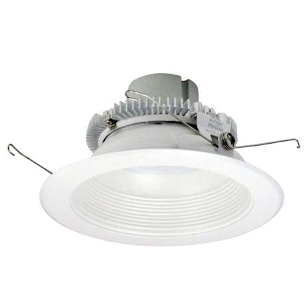 Nora Lighting Cobalt 6" Integrated LED Baffle / Reflector Recessed Trim with 0-10V Trial/ELV Dimming and Remote Emergency - 750 Lumens, 3000K White