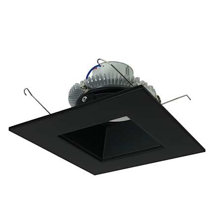 Nora Lighting Cobalt 6" Integrated LED Square Recessed Trim - 750 Lumens, 3500K Black