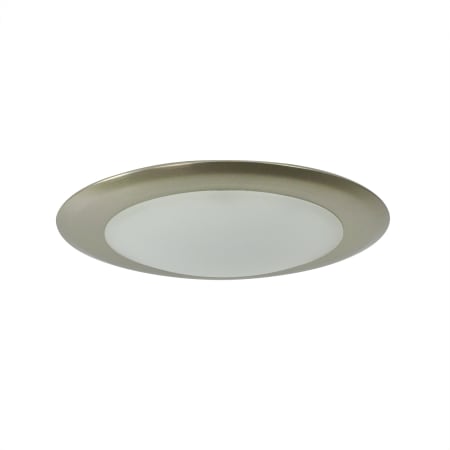 Nora Lighting Opal 8" Wide LED Flush Mount Bowl Ceiling Fixture - 2700K Natural Metal