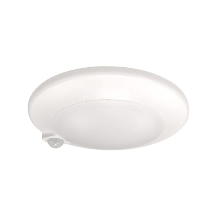 Nora Lighting Opal 8" Wide 3000K LED Flush Mount Ceiling Fixture White