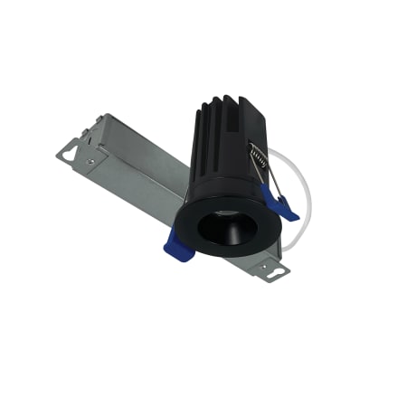 Nora Lighting M1 LED Canless Recessed Fixture with 1" Open Trims Black