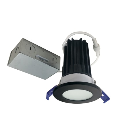 Nora Lighting M2 LED Canless Recessed Fixture 2" Shower Trim - IC Rated and Airtight - 3000K - 850 Lumens Black