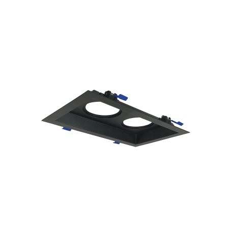 Nora Lighting M2 2" 2 Light Square Recessed Trim Black
