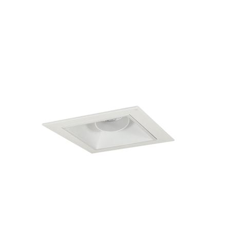 Nora Lighting Iolite 5" Integrated LED Square Recessed Trim Matte Powder White