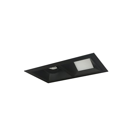 Nora Lighting Iolite 5" Integrated LED Square Recessed Trim Black