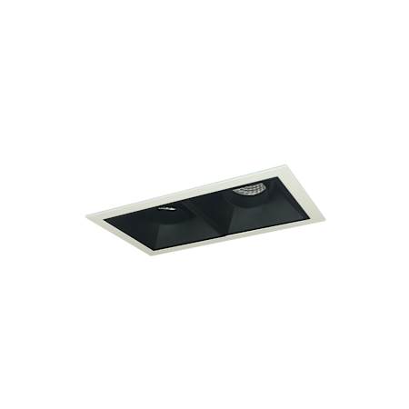 Nora Lighting Iolite 5" Integrated LED Square Recessed Trim Black