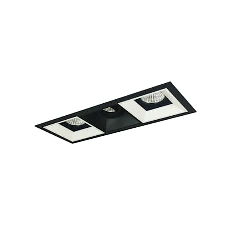 Nora Lighting Iolite 5" Integrated LED Square Recessed Trim Black / Matte Powder White