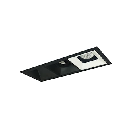 Nora Lighting Iolite 5" Integrated LED Square Recessed Trim Black / Matte Powder White