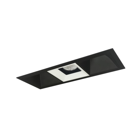 Nora Lighting Iolite 5" Integrated LED Square Recessed Trim Black / Matte Powder White