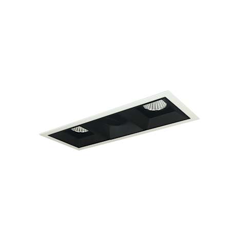 Nora Lighting Iolite 5" Integrated LED Square Recessed Trim Black
