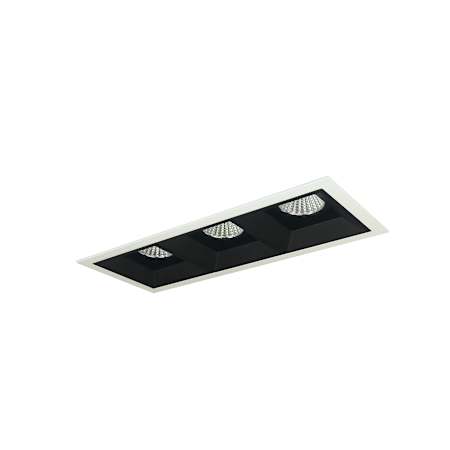 Nora Lighting Iolite 5" Integrated LED Square Recessed Trim Black