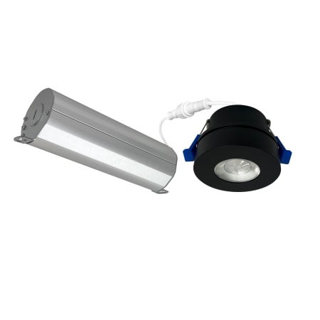Nora Lighting M-Wave LED Canless Recessed Fixture with 2-1/2" Reflector Trims - IC Rated Black