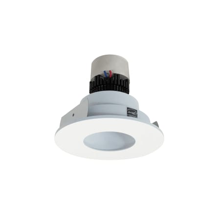 Nora Lighting Pearl 4" LED Pinhole Recessed Trim - 2700K - 1000 Lumens Matte Powder White / Matte Powder White