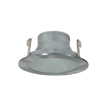 Nora Lighting 4" Recessed Trim with Frosted Shade Natural Metal