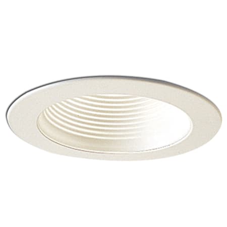 Nora Lighting 4" Baffle Recessed Trim with Plastic Ring White / White
