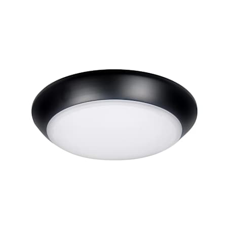 Nora Lighting Opal 9-1/2" Wide 3000K LED Flush Mount Ceiling Fixture Black